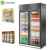 Import Fan cooling drink refrigerator showcase supermarket refrigeration equipment upright glass door display cooler from China
