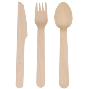 Fancy Biodegradable Forks, Knives and Spoons Pack