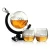 Import Fancy Glass Globe decanter glass bar accessories with whiskey stone for the wine and spirits from China