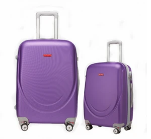 Fashion ABS travel luggage bags , abs travel luggage rolling baggage