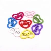 Fashion Custom LOVE Design Letter Heart Jewelry Earring Parts And Accessories