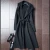 Import Fashion double breasted long outwear Long-sleeve Wdbreaker Trench Coats for ladies with belt from China