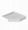 Fashion Family Easy Install Neo-Angle White Acrylic Glass Shower Tray