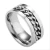 Import Fashion Jewellery colorful chain titanium ring for men from China