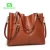 Import fashion PU leather tote shoulder bags women handbags ladies from China