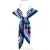 Import Fashion women print silk satin large square shawl stole wrap scarf from China