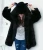 Import Fashionable cat ears design long faux fur plush coat from China