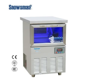 Fast-Making ice crystal machine 80kg/day with Air cooling ice maker undercounter for online Sale