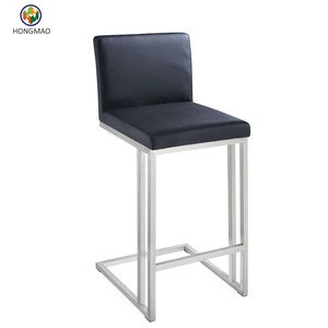 Faux Leather Bar Stool with Back Swivel Kitchen Stool Breakfast Bar Stool