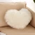 Import Faux wool heart-shaped cushions home decor pillow sofa modern sofa pillow case sofa back pillow from China