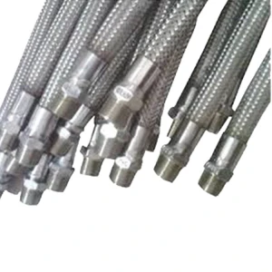 Flange connection flexible metal hose corrugated stainless steel pipe