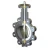 Import flange connection natural gas DN12 forged brass reflux gearbox Manual Butterfly Valve from China