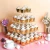 Import Flat Package Assembled Multi-layers RGB LED Lights Wedding Standing Cup Cake Dessert Stand Acrylic Cake Display Stands from China