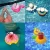 Import Floating Swimming Bath Animal Toys For Kids Baby/ Promotional Gifts Inflatable Swan Drink Holder from China