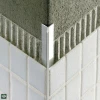 Floor edge protection aluminum ceramic tile trim bronze metal tile trim