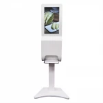 Floor Stand Automatic Alcohol Gel Dispenser Soap Dispenser Touchless Automatic Free Hand Sanitizer Advertising Digital Signage