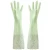 Import flower cuff flocklined extra long rubber kitchen dish washing cleaning household gloves from China