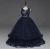 Import Flower Wedding Gown Baby Girl Clothing 5-14 Years Children Princess Dress Girl Party Wear Fancy Kids Long Tulle Dress For Girl from China
