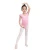 Import flutter sleeve ballet pink classic sexy girl gymnastic leotard ballet training kids leotard from China