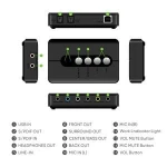 Fly Kan U2AUDIO7-1 USB Sound Card SPDIF with 2 Mic - 7.1 Surround Stereo Gaming Headset Soundcard Box - Virtual 3D Stereo Audio