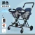 Import foldable baby stroller for twins  double seat  0-5yrs push chair baby stroller from China