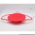 Import Food grade red round shape silicone steamer with handle that can be merged freely from China