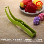 Food Safe Plastic Kitchen Cutter Tool Fruit Cutter Watermelon Slicer and corer melon cutter smart kitchen gadget