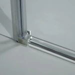 Foshan wholesale stainless steel hardware roller frameless sliding shower door bath screen