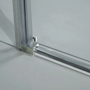 Foshan wholesale stainless steel hardware roller frameless sliding shower door bath screen