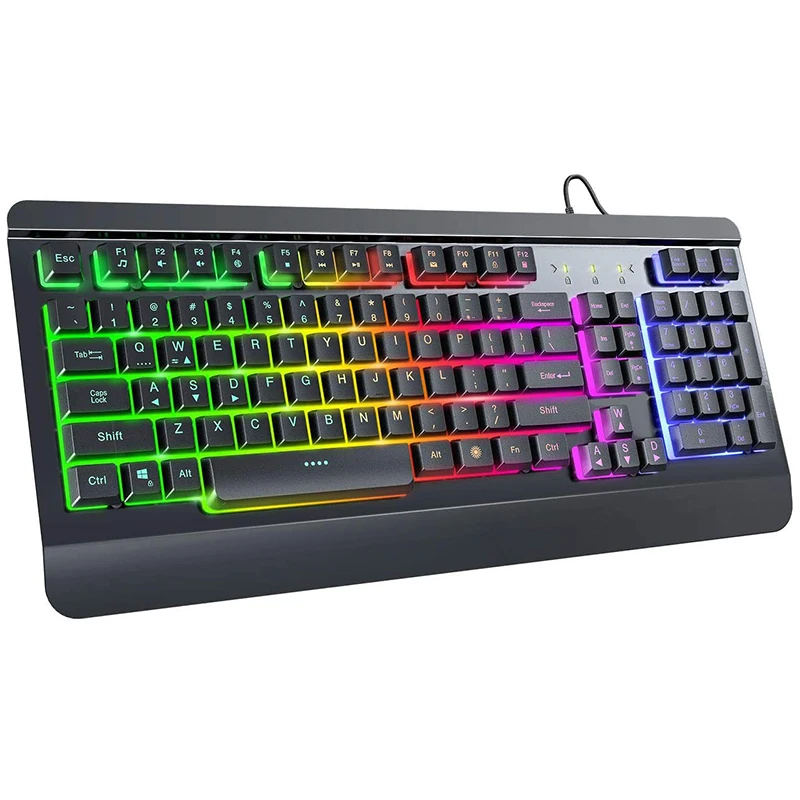 Free Shipping Cheapest Top Budget Custom Logo Wired RGB LED Gaming Mechanical Keyboard For Logitech Corsair