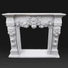 Freestanding Indoor Stone antique marble mantels modern fireplace for sale
