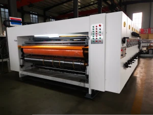 full automatic high quality corrugated  carton box printing slotting die cutting machine