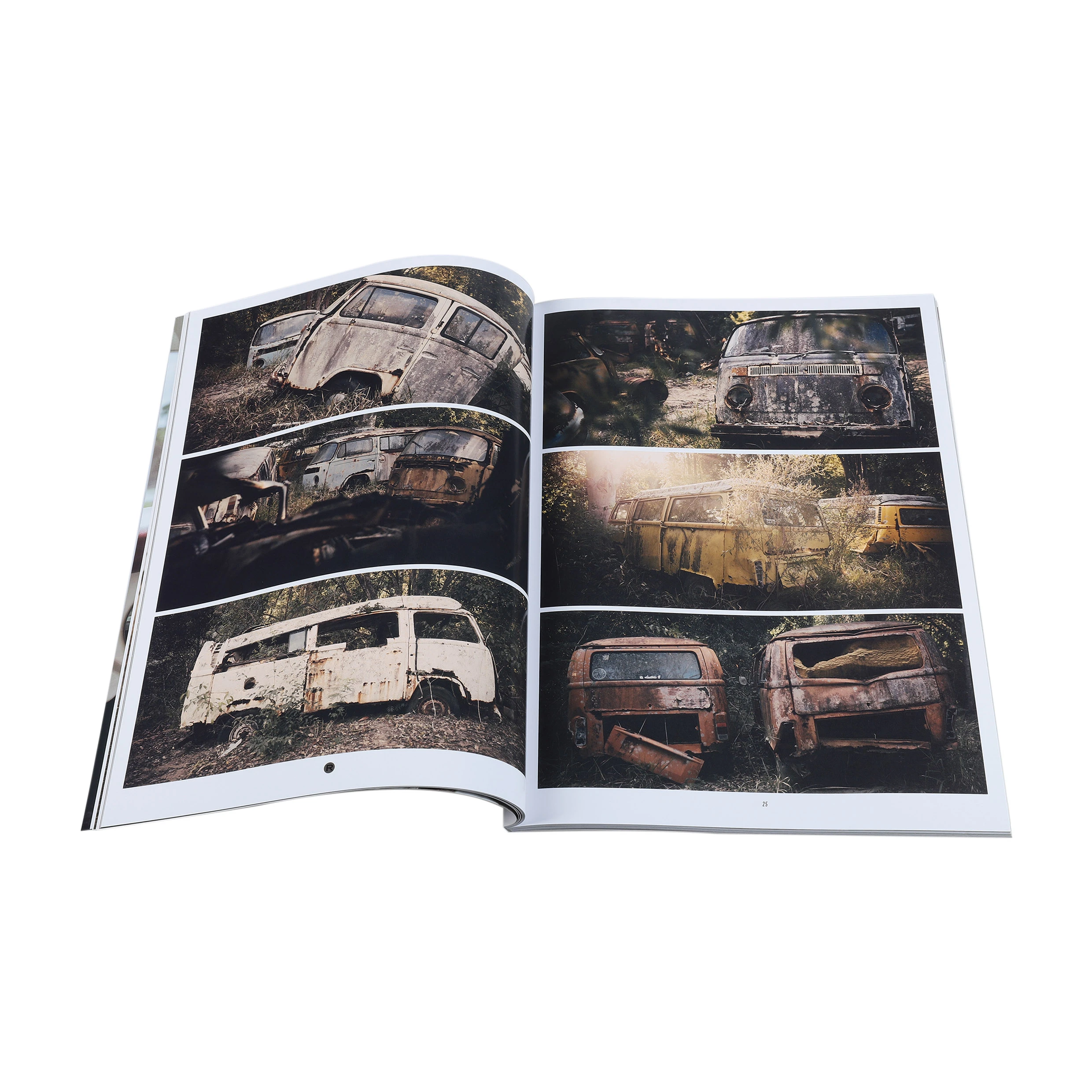 Full color softcover book cheap magazine printing