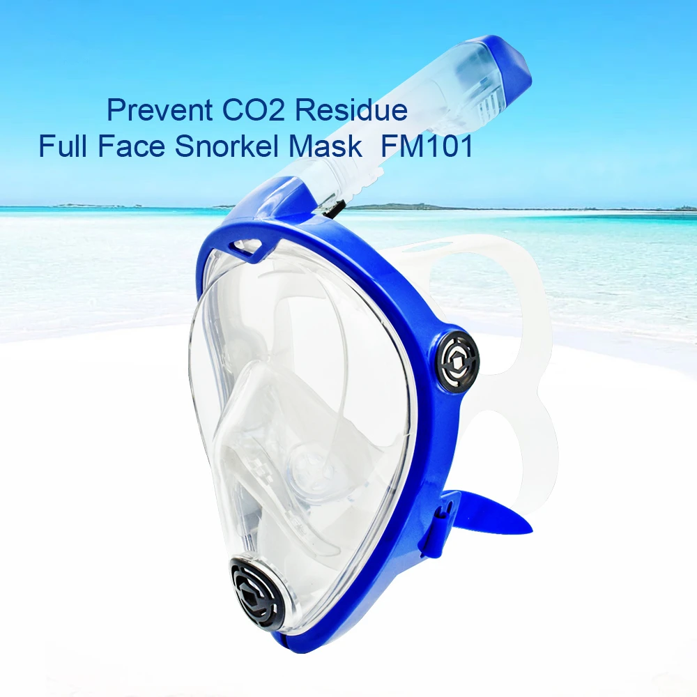 full face scuba diving Snorkel Mask Quick Release Easy Breath Free Customized  diving snorkel full mask scuba diving equipment