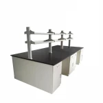 Full Steel Structure Chemistry Laboratory Table Physics Laboratory Workbench School Laboratory Furniture