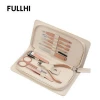 FULLHI 10 in 1 Beauty Tools Pedicure Kit Nail Art Tool Set Stainless Steel Nail Clipper Kit Tweezer Cuticle Clipper Manicure Set