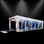 Fully automatic tunnel car wash machine and tunnel car washer