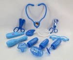 Fun nursery toys plastic Doctor set with light ,Educational play game school toys for kids