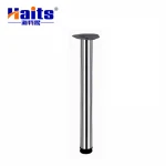 Furniture Hardware Office Stainless Steel Table Leg Metal Folding Chrome Wood Table Leg
