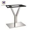Furniture Legs decorative X shape pedestal stainless steel table base for glass
