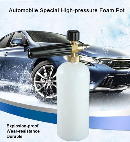 G1/4 Quick Connector Adjustable 1L Auto Water Pressure Washer Jet Car High Pressure Foam Lance Foam Cannon