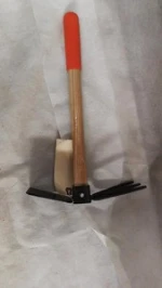 Gardening Cultivator Weeding Hoe with Fork for Seeding Soil Turning Multipurpose Gardening Tool