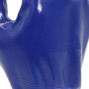 General purpose nylon knitting with nitrile coated waterproof washable hand gloves