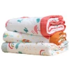 Gentle Lovely Baby Bamboo Cotton Four Layers Muslin Blanket