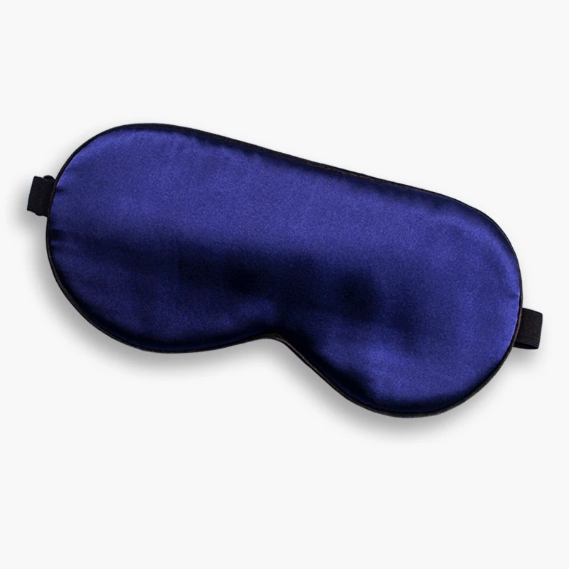 Gerine 16 mm  Natural Silk Portable Travel Sleep Eye Mask Rest Aid Soft Cover Eye Patch Breathable Eye shade sleeping Case