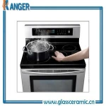 Glass-ceramic cooker plate the induction cooker parts