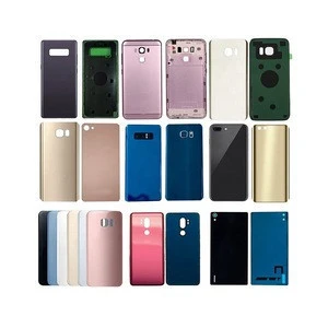glass plastic aluminum alloy mobile phone back battery metal house case for different brands of mobile phone