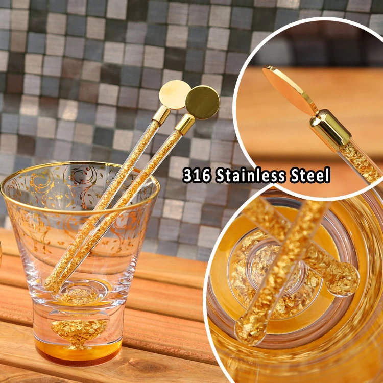 Glass Sugar Stir Stick Tea Custom Coffee Stirrer