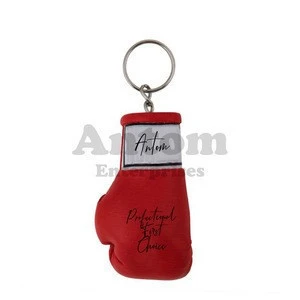 Glove Key Ring /  Miniature Boxing Glove Keychain Made by Antom Enterprises