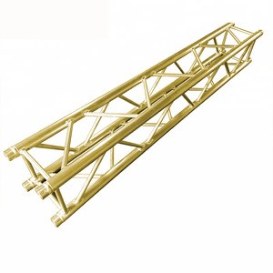 Gold Color Aluminum Frame Truss Structure / Event Aluminum Spigot / Bolt Stage Lights Exhibition Truss